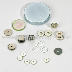 big disc neodymium magnet with through holes