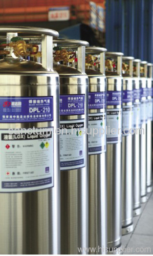 Cryogenic liquefied gas cylinder