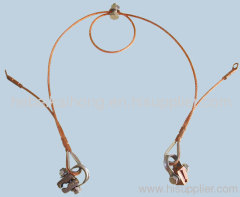 Hanger wire in railway electic