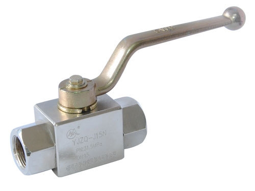 female thread hydraulic stop ball valves with high pressure