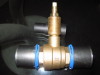 1/2&quot; press style brass wall ball valves