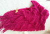 Ladies' acrylic knitted scarf