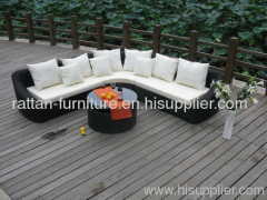 Hot sale outdoor rattan furniture lounger set