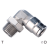 MPL Brass elbow male connector,brass elbow male fitting,MPL4-M5