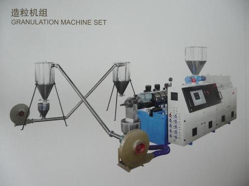 Wood plastic PVC granulation extrusion line