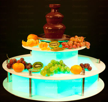 Chocolate Fountain illuminated Surround