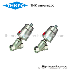 Stainless steel angle seat valve