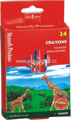 bright color wax crayon set for painting