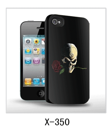 skull picture 3d iPhone case,pc case rubber coated,multiple colors available