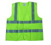 green knitted reflective safety vest with EN471 standard