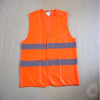 red knitted reflective safety vest with EN471 standard