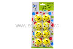 8pcs smile fridge permanent magnet