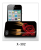 Flower picture i Phone protector with 3d picture,pc case rubber coated,multiple colors available