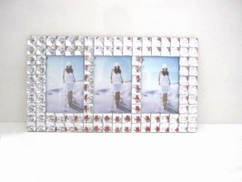 silver photo frame