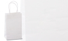 Kraft Paper White Shopping Bag