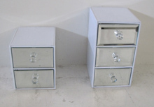 Reflect 3 draw mirror glass jewelry box