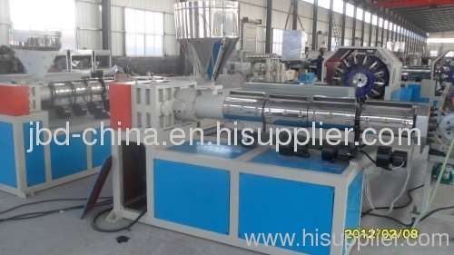 PVC braided fiber reinforced hose production line