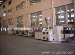 UPVC pipe extrusion machine