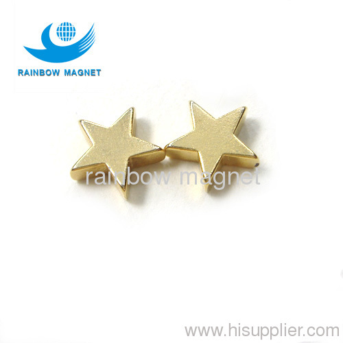 permanent neodymium Iron Boron STAR shape jewelry magnets