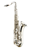 tenor saxophone.nickel plated