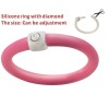 2012 Newest Silicone Ring With Diamond and European advanced design style hot sell 2012