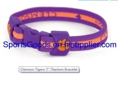 2012 NCAA Titanium Bracelets Clemson Tigers
