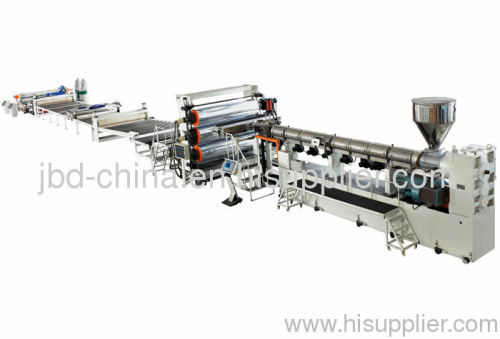 PP/PE/ABS thick board extrusion machine