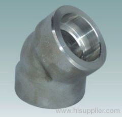 FORGED socket welded or threaded elbow
