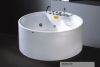 138x138cm round whirlpool bathtub with body massager and hand shower ZY-Y9035