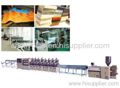 plastic plate&sheet layer mutiple layer co-extrusion line plate sheet line