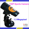 Waterproof Outdoor Sports Camera / Helmet Camera, HD 720P Action Camera, Can Be Used As PC Camera