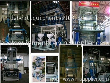 Manufacturer of PE Blow Film Machine, Taiwan Technology,Blow Machine for HDPE, LDPE, LLDPE Film