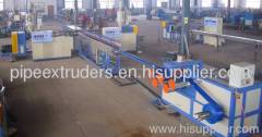 PVC fiber reinforced hose extrusion line