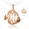 18k gold diamond pendant necklace,18k rose gold necklace,diamond pendant,fine jewelry
