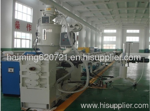 PE pipe production line in plastic machinery