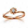 rose gold and diamond ring,18k rose gold jewelry,diamond jewelry