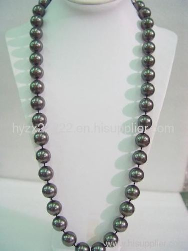 fashion black shell pearl necklace,pearls,fashion pearl jewelry,fine jewelry