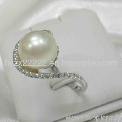 sterling silver pearl ring,925 silver jewelry,pearl jewelry,fine jewelry