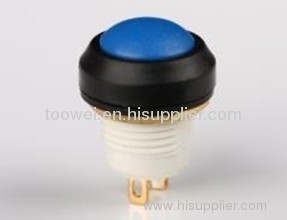 Waterproof reset push button switch