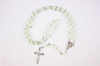 Glass rosary necklece