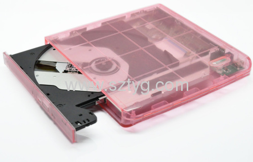 Transparent design~USB 2.0 Portable Plug and Play Laptop DVD RW Drive
