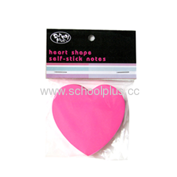 Heart shape memo pad