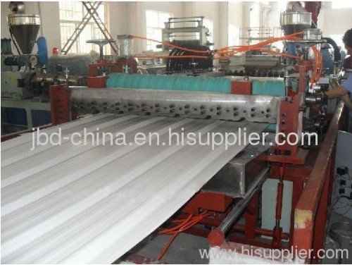 PVC roof tile extrusion machine