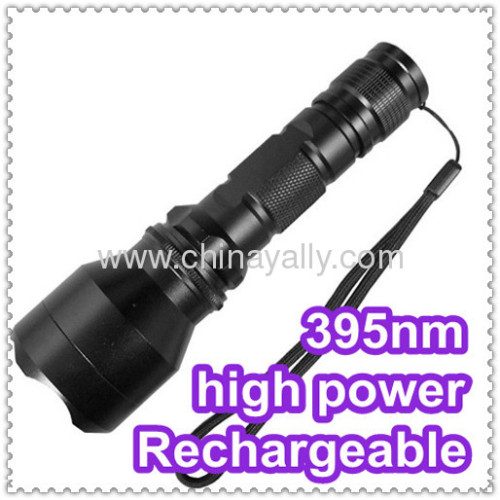 Rechargeable UV LED Flashlight