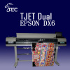 Inkjet printer with DX6 water base head