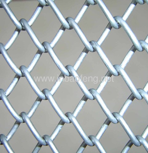 galvanized chain link fence