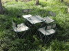 5pcs folding chair and table set