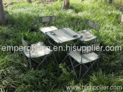 5pcs folding chair and table set