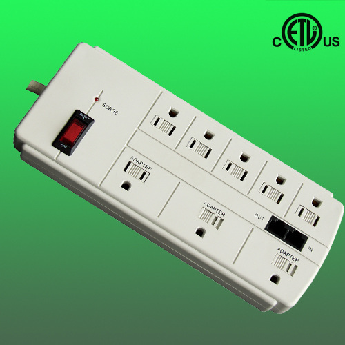 8 outlet Ethernet surge suppressor