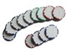 11.5g PS Poker Chip blank sticker